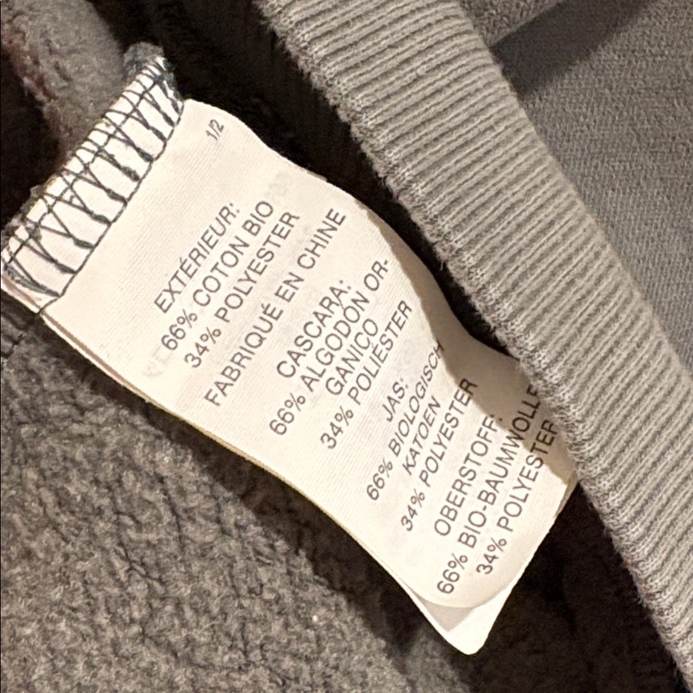 Vuori Restore Full Zip Hoodie in Dusty Pine Oversized Small - Picture 8 of 12